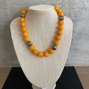 Vintage Orange Necklace